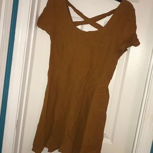 Orange forever 21 dress